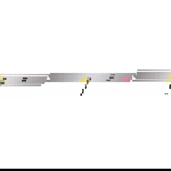 Hygen Quick Connect Single-Sided Frame, 60 X 3, Aluminum, Yellow, 6/carton